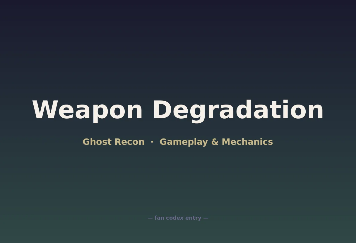 Weapon Degradation