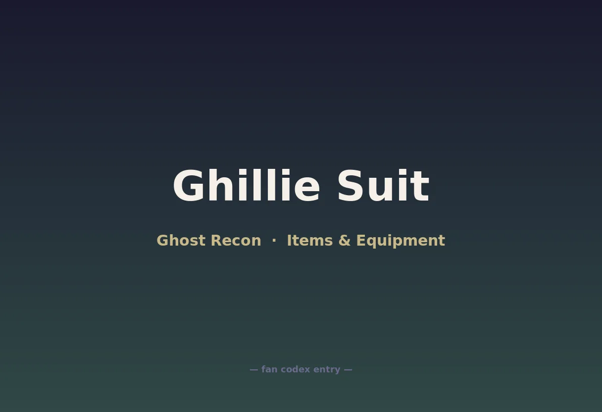 Ghillie Suit
