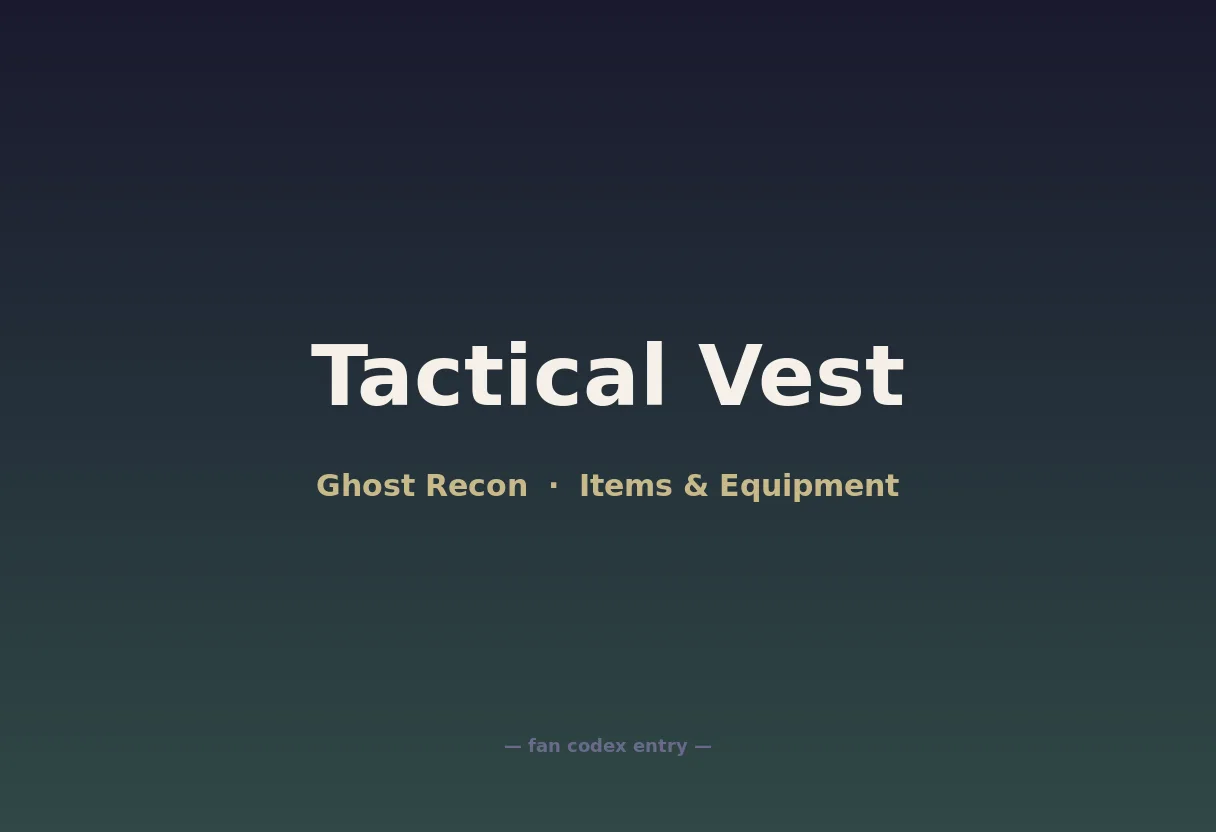 Tactical Vest