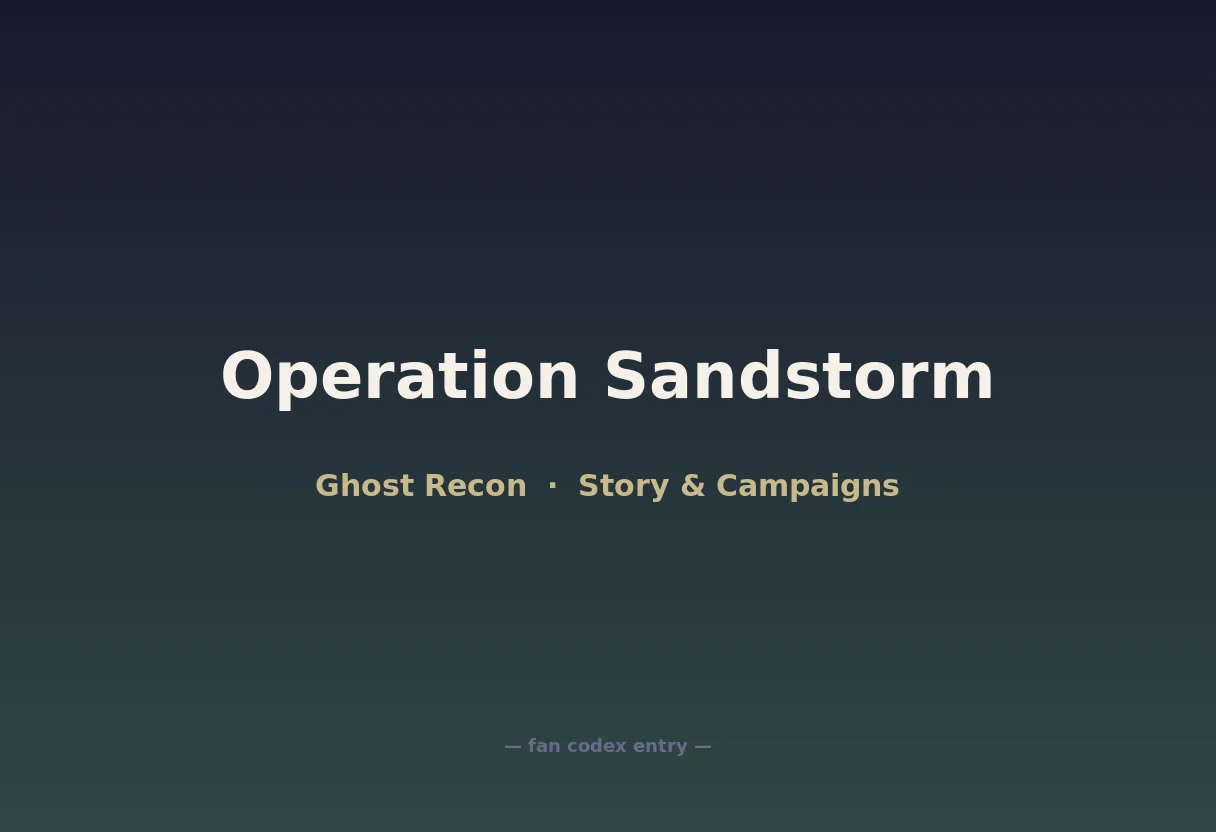 Operation Sandstorm