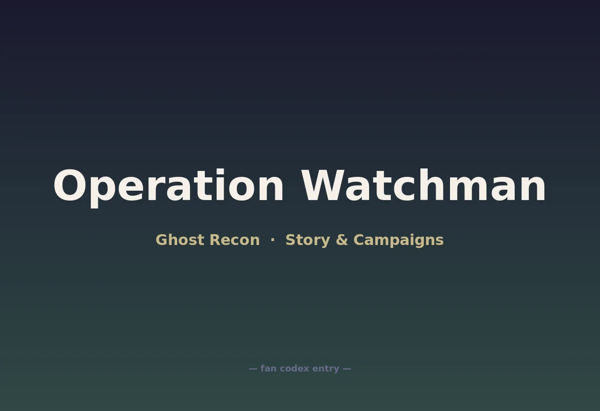Operation Watchman
